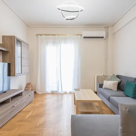 Stylish 2 Bd Urban Retreat Near Panormou Metro Apartment Athens